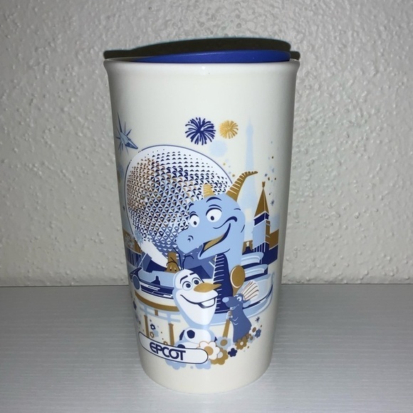 Disney Starbucks Travel Tumbler - 50th Anniversary Vault - Epcot - Picture 3 of 6